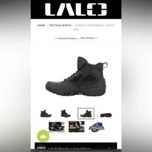 Lalo | Shoes | Lalo Special Forces Tactical Boots Shadow  display picture 1